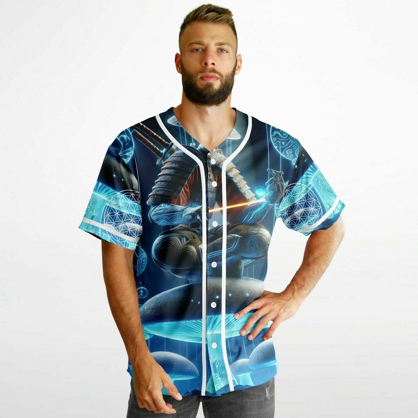 Samurai Jack Frost Reversible Baseball Jersey