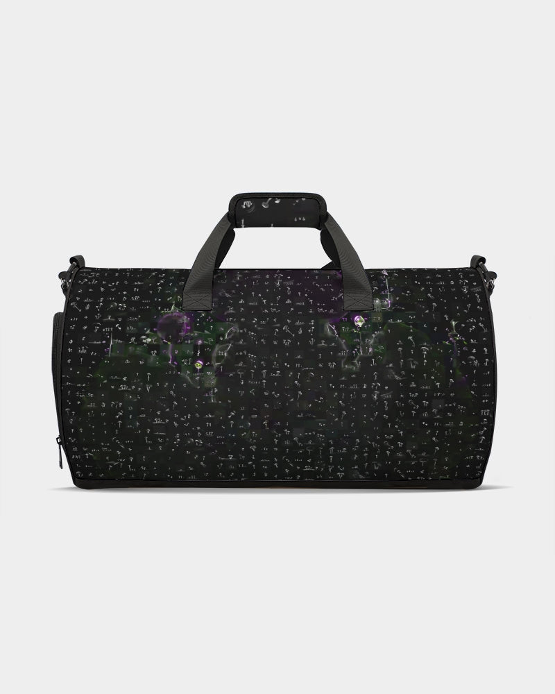 Mushroom Grid Sports Duffle Bag