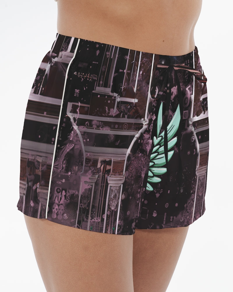 Happy Fungi Women's Satin Pajama Shorts