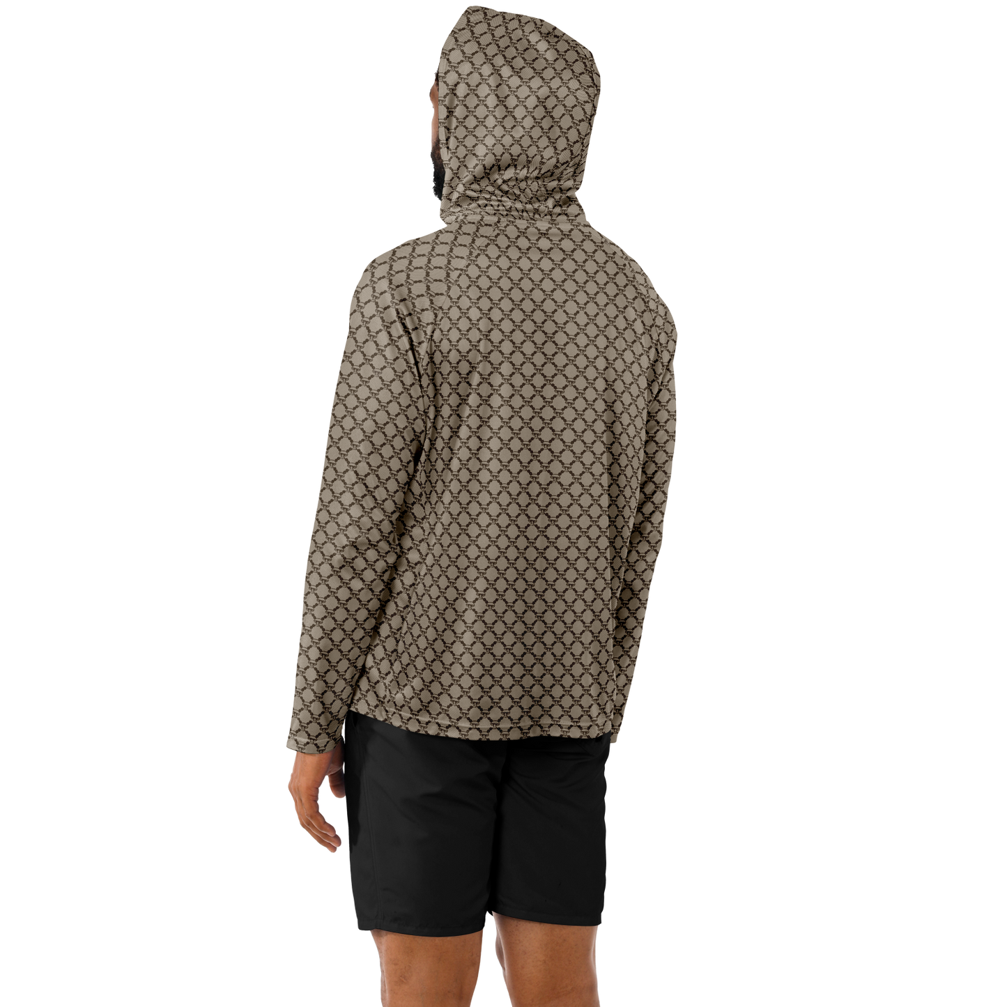 Mushroom Guzzi Long Sleeve Hooded Performance Shirt