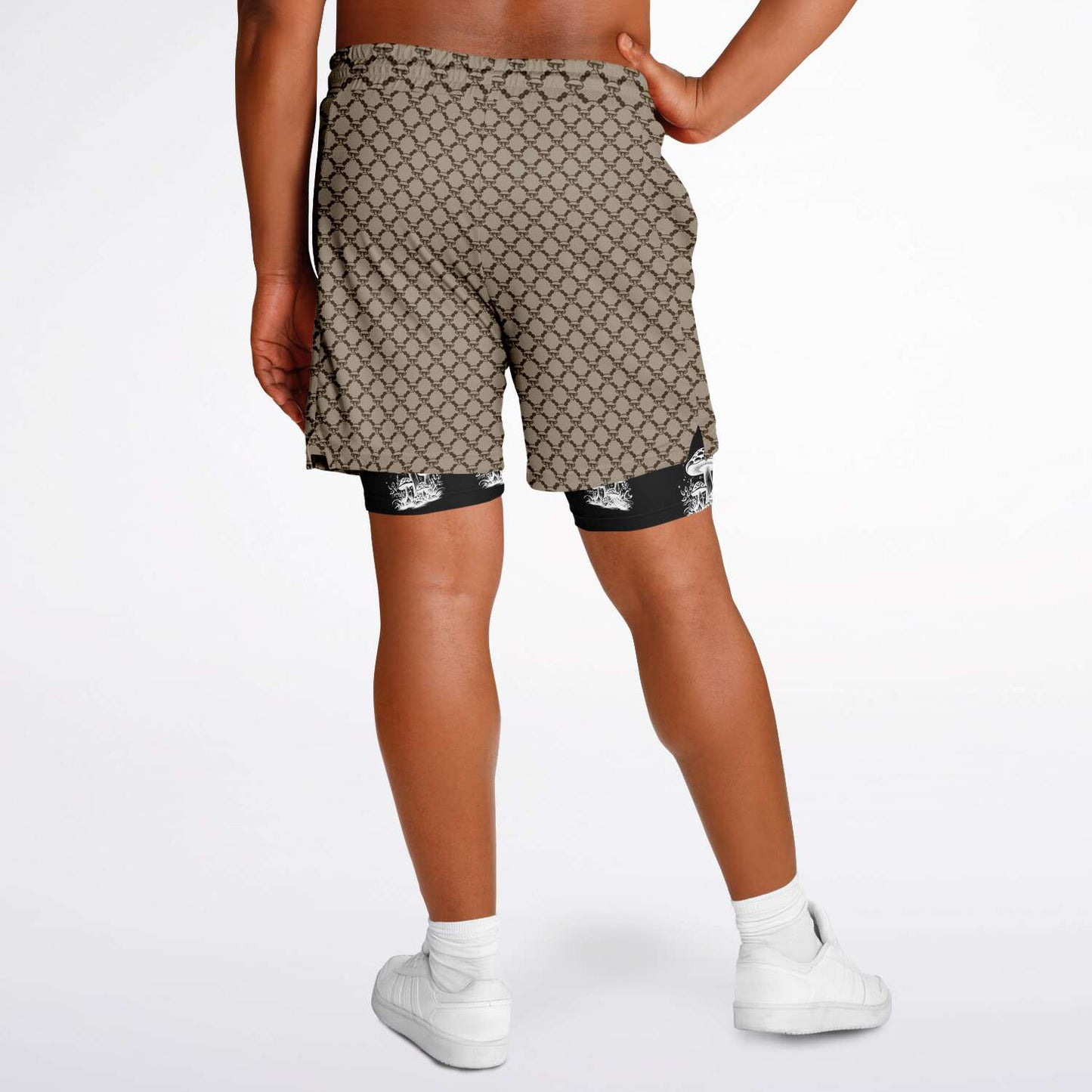 Mushroom Guzzi Men's 2-in-1 Shorts