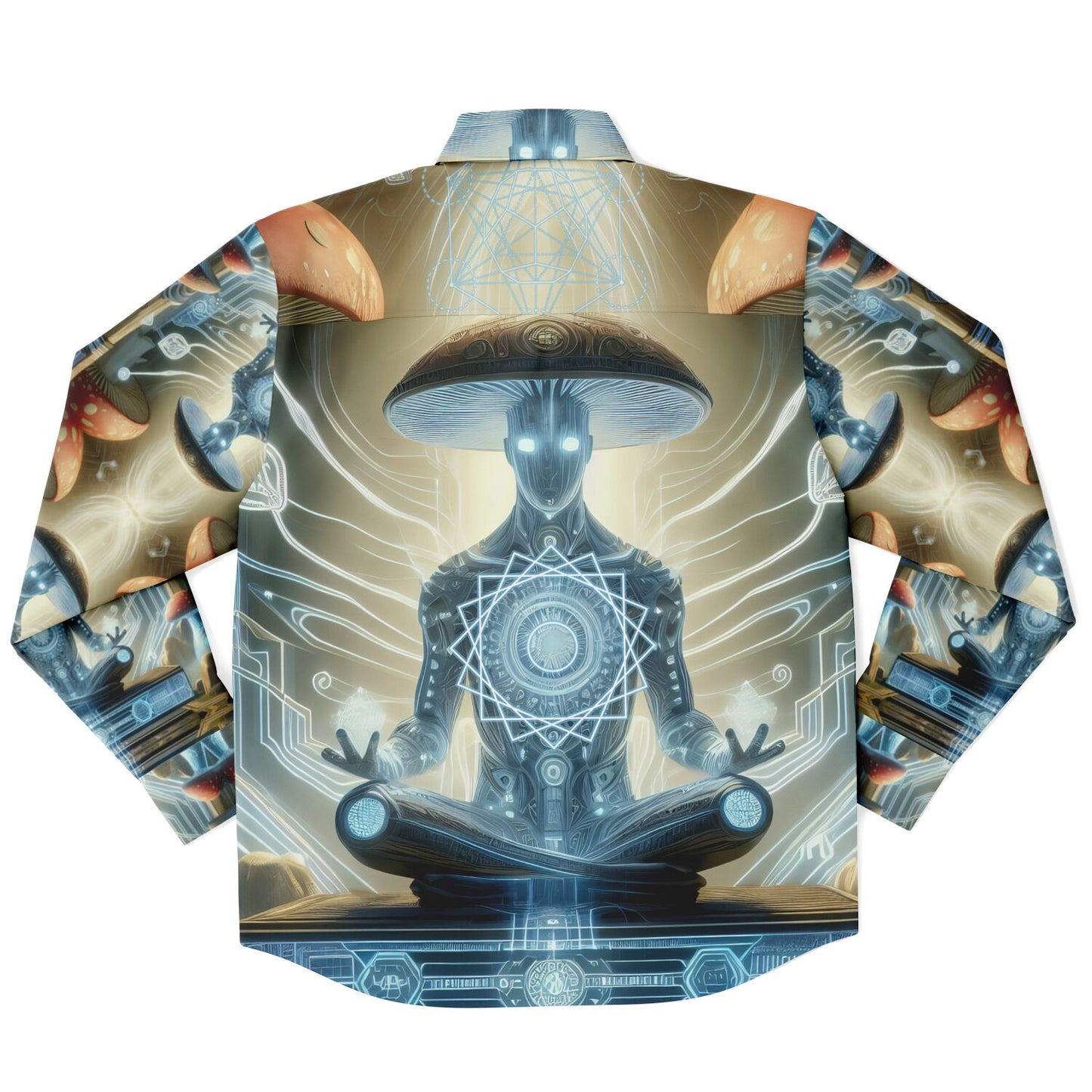 AmaNet Long Sleeve Button Down Shirt
