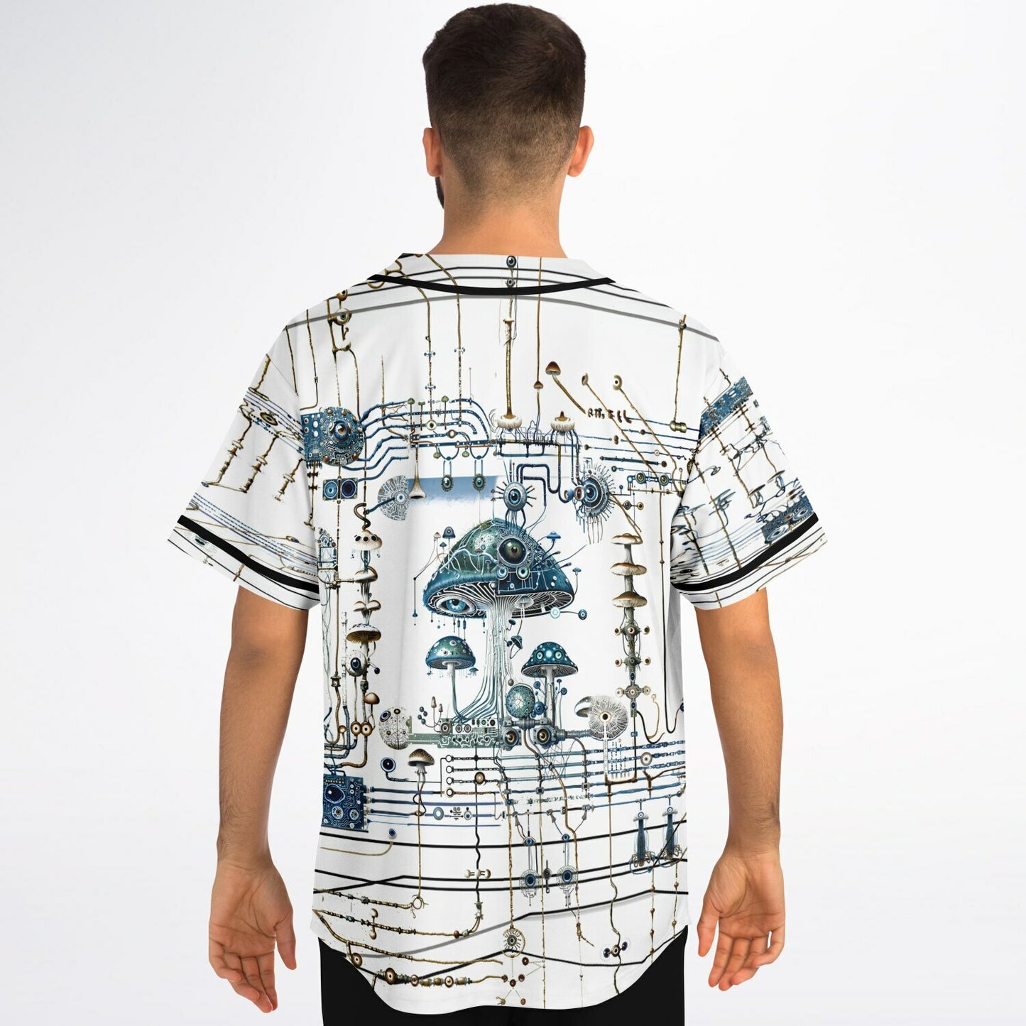 Mushroom Circuitry Baseball Jersey
