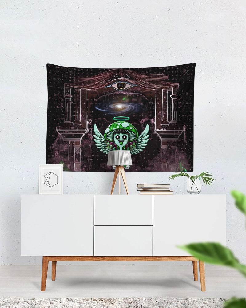 Happy Fungi Tapestry 80"x60"