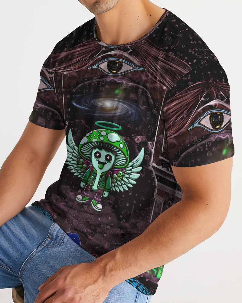 Happy Fungi Men's All-Over Print Tee