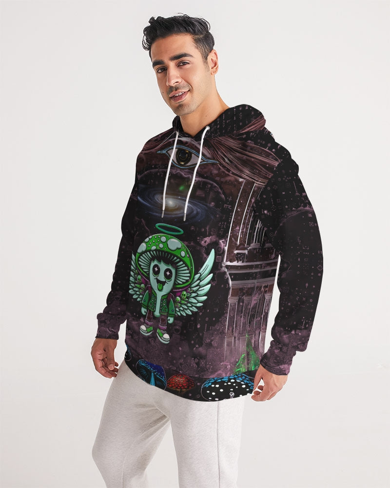 Happy Fungi Men's All-Over Print Hoodie