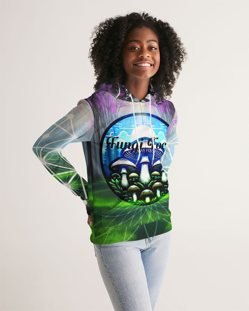 Fungi Focus Forest Women's Hoodie