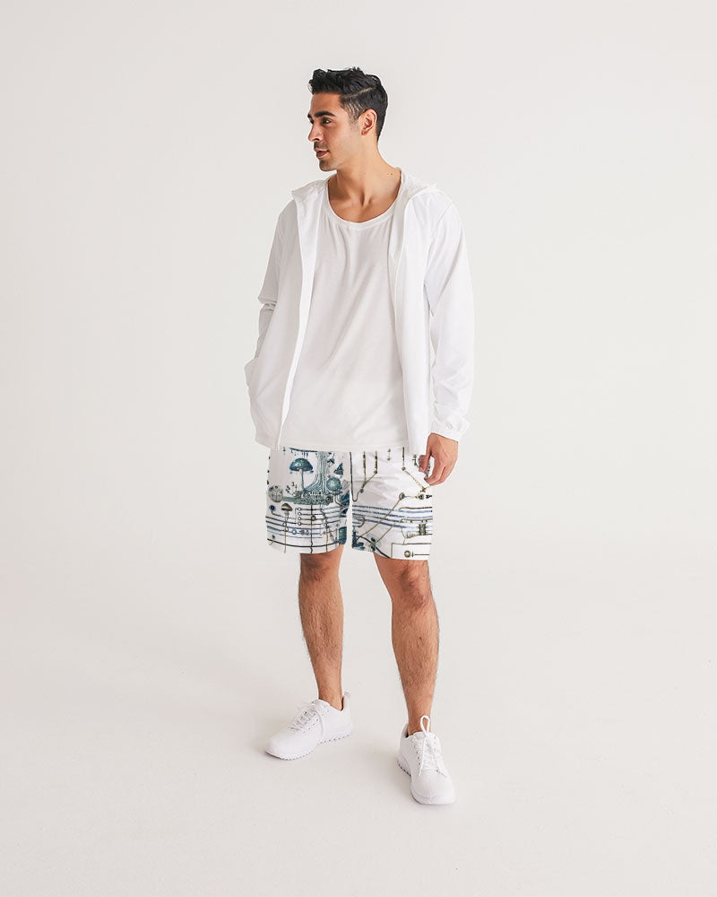 Mushroom Circuitry Jogger Shorts