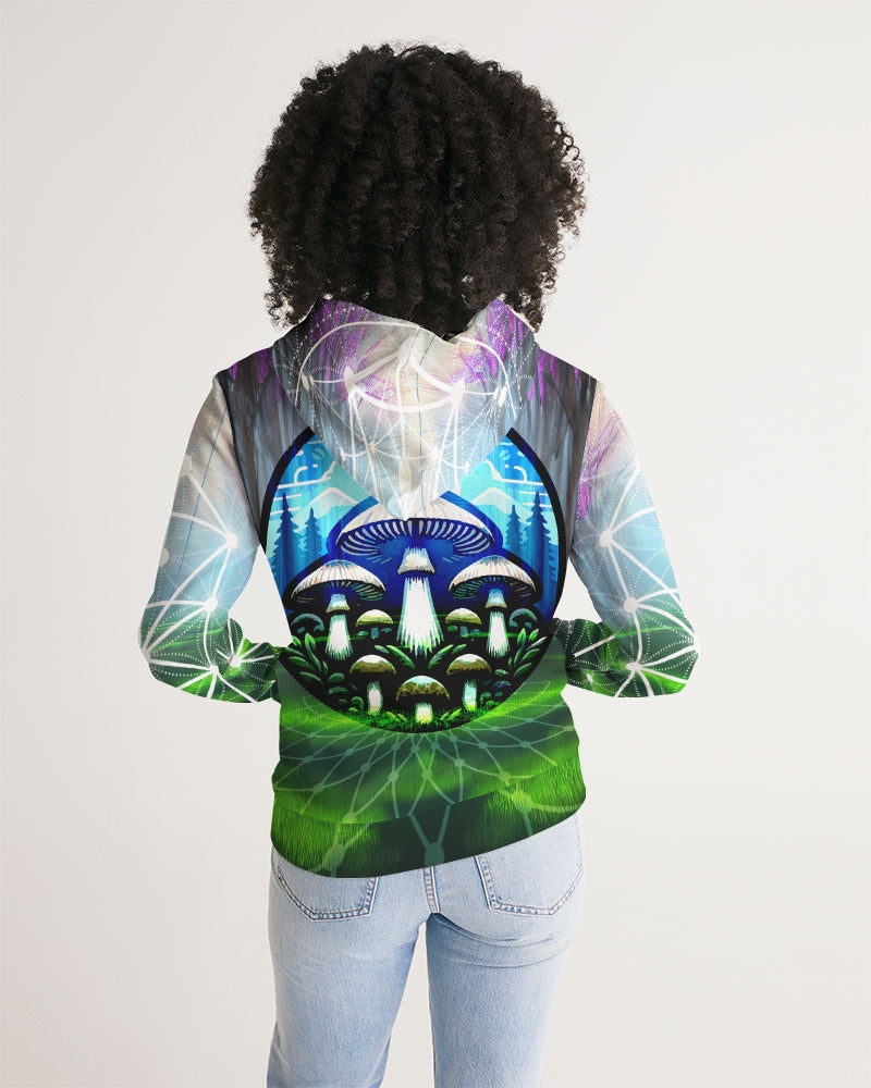 Fungi Focus Forest Women's Hoodie