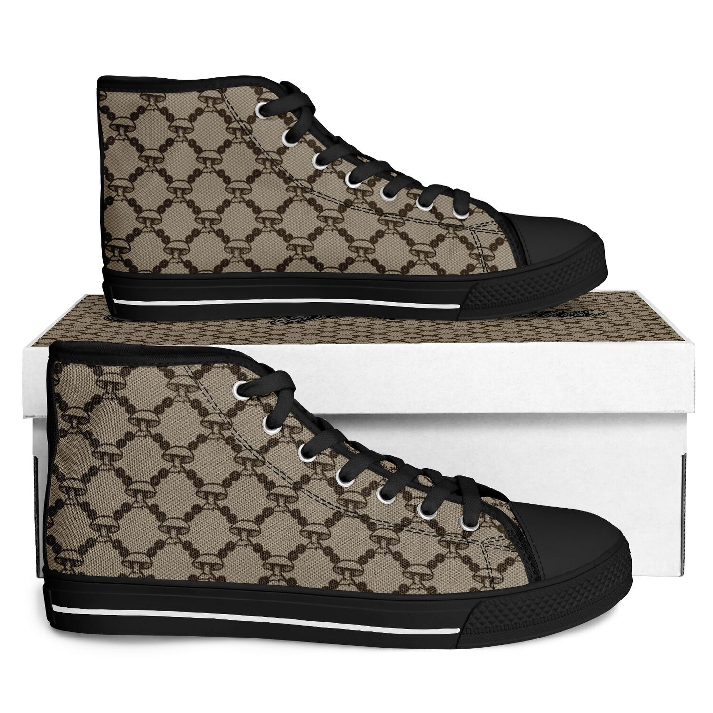 Mushroom Guzzi High Top Shoes