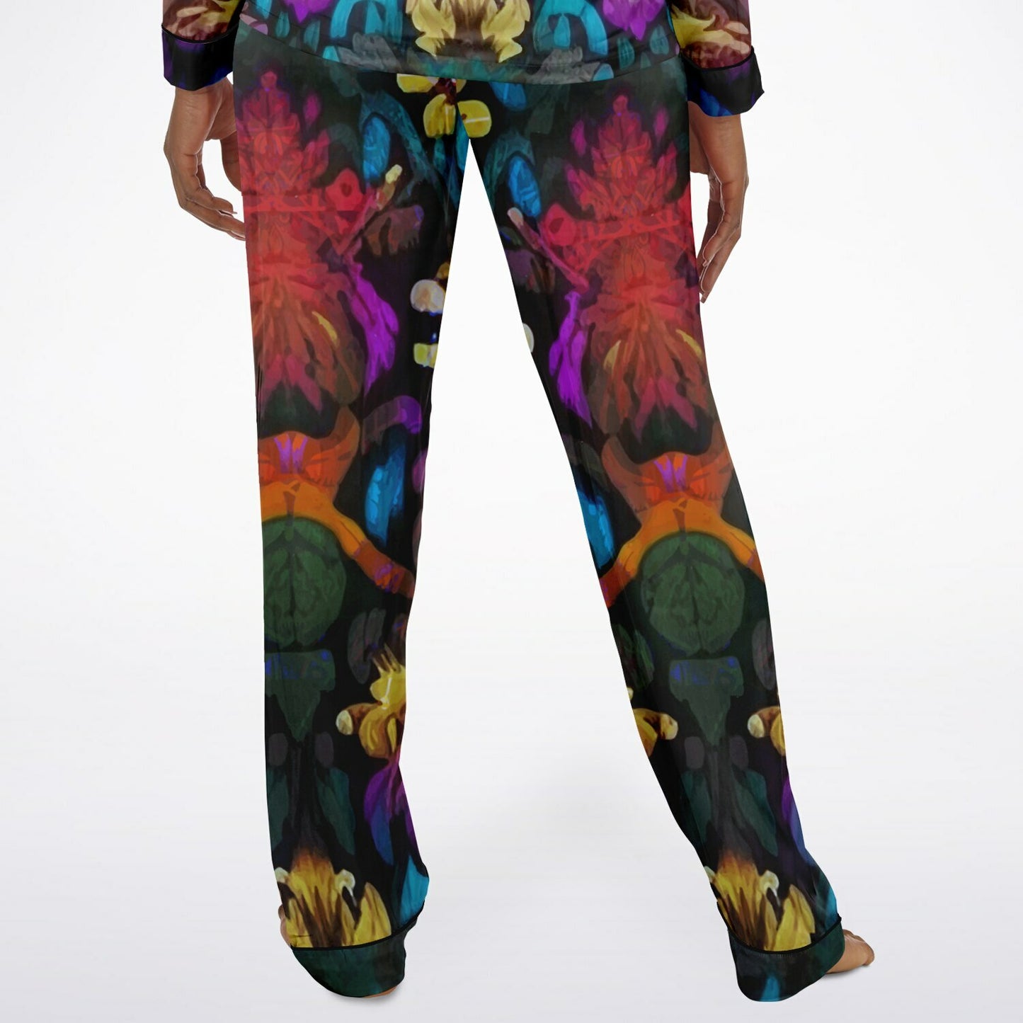 Butterfly Women's Satin Pajamas