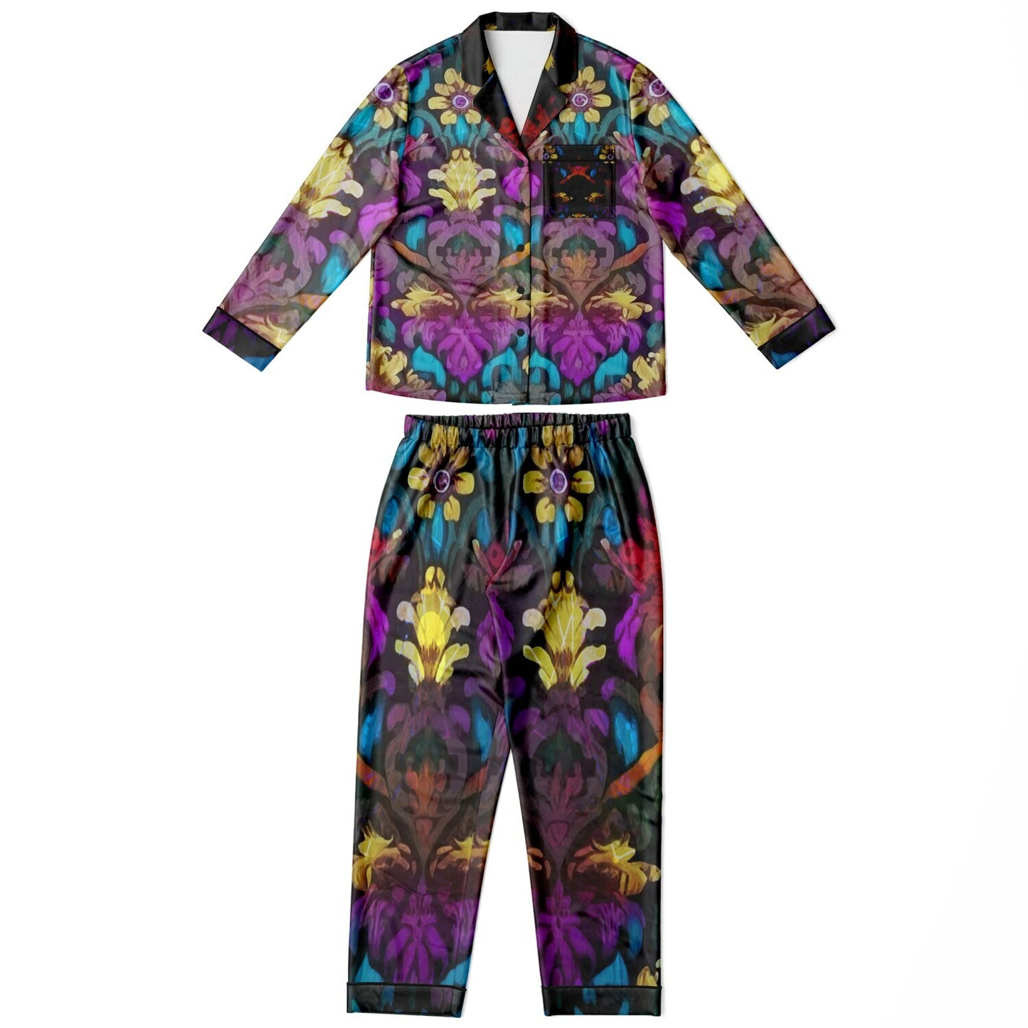 Butterfly Women's Satin Pajamas