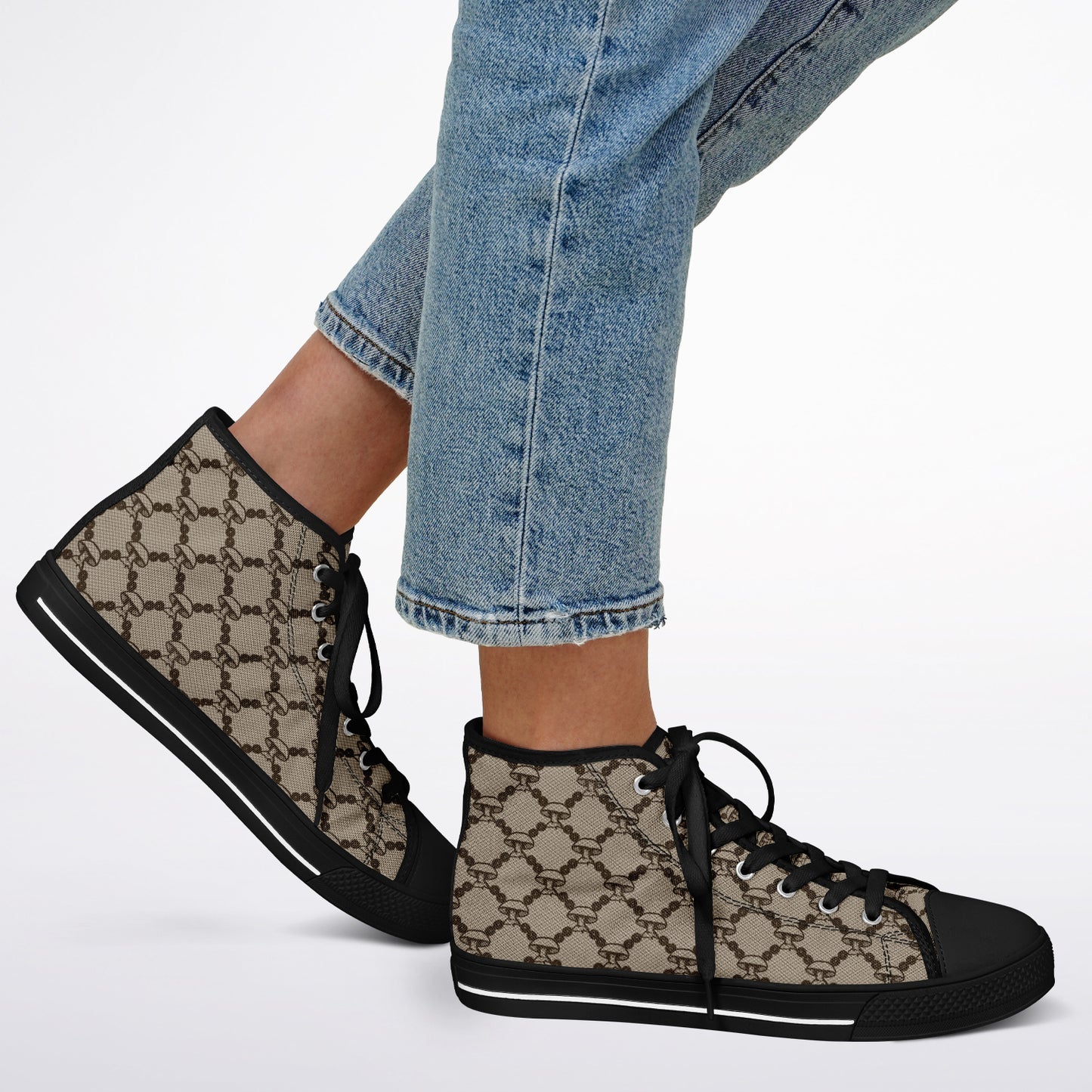 Mushroom Guzzi High Top Shoes