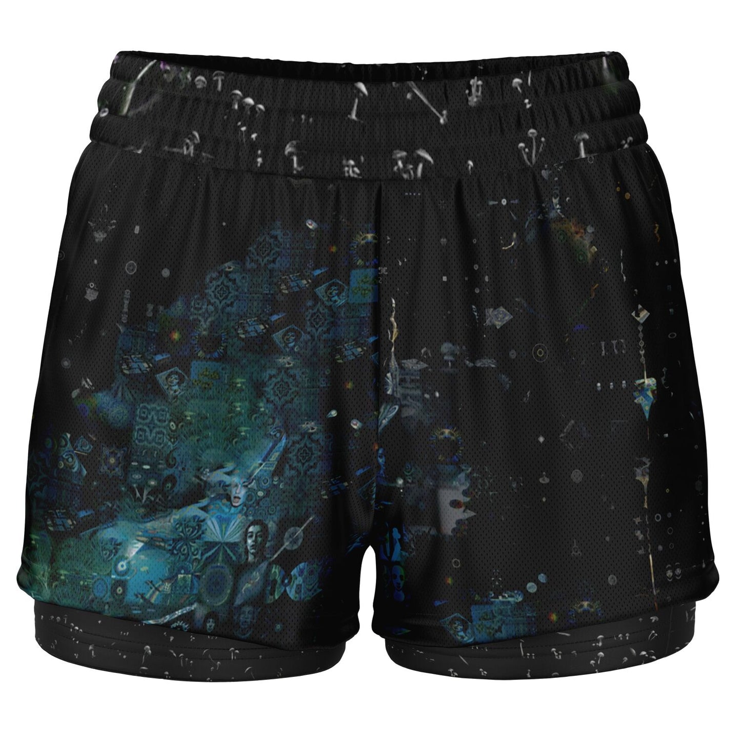 Acid Trip Women's 2-in-1 Shorts