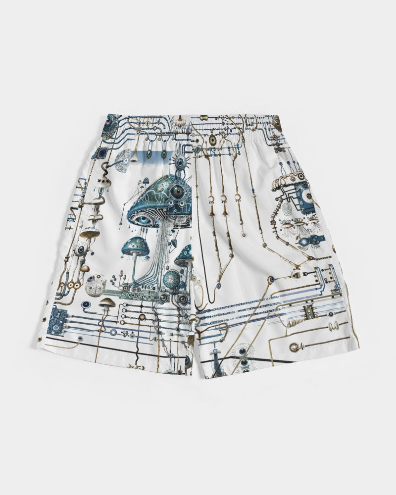 Mushroom Circuitry Jogger Shorts