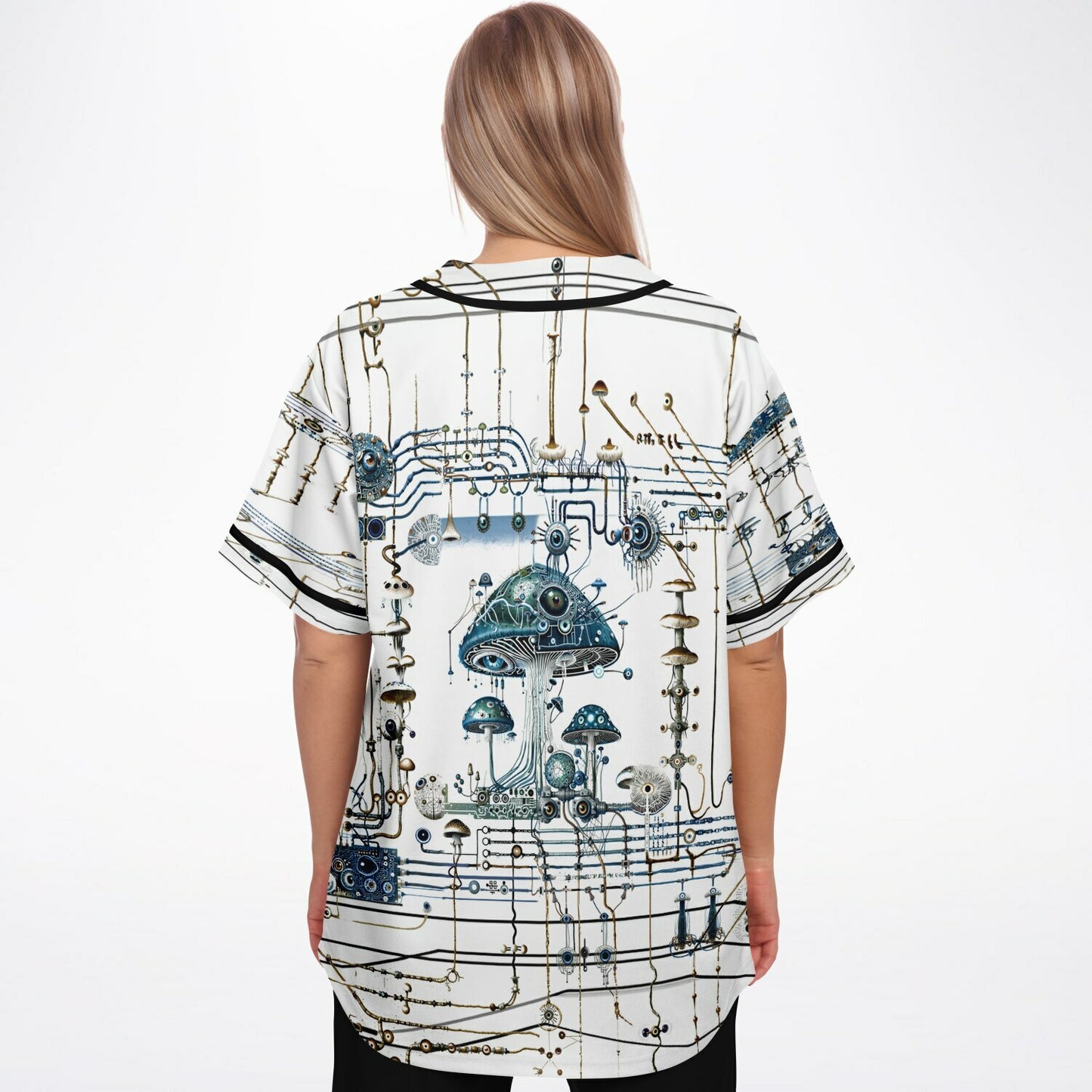 Mushroom Circuitry Baseball Jersey