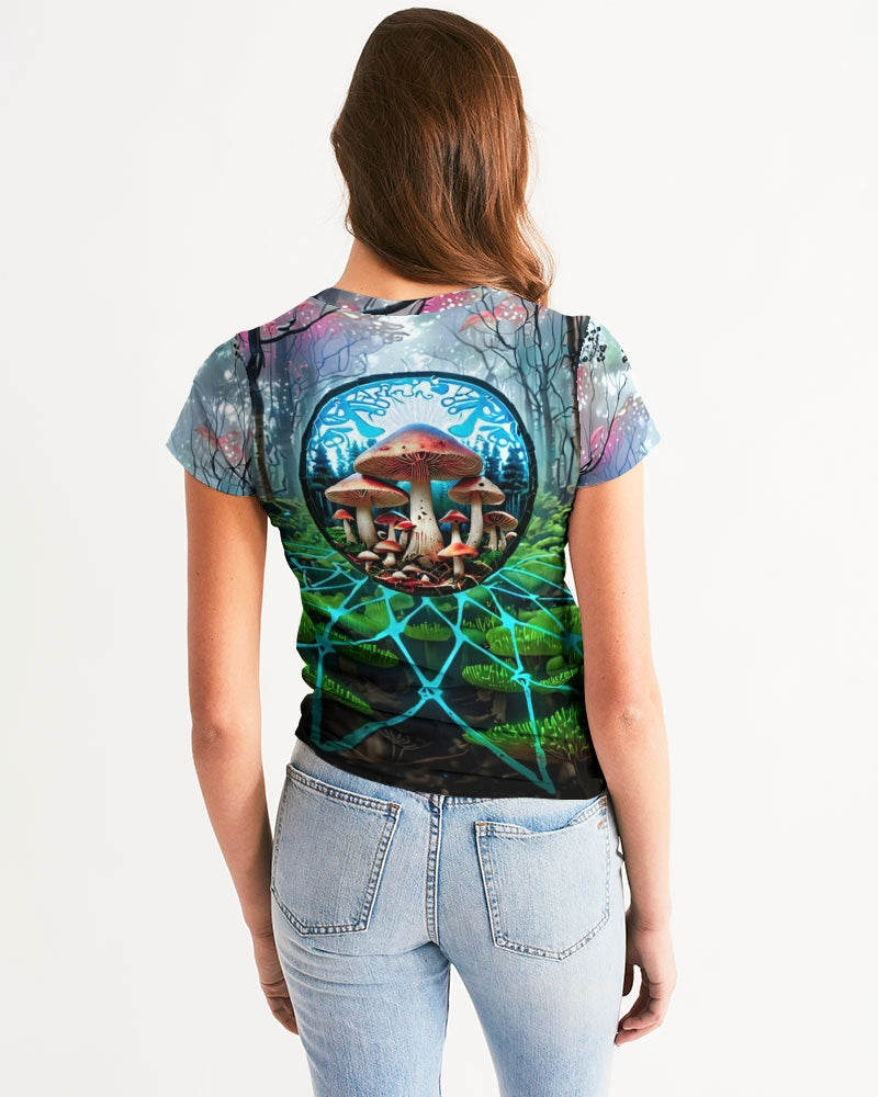 exhalted Forest of Fungi Women's All-Over Print Tee