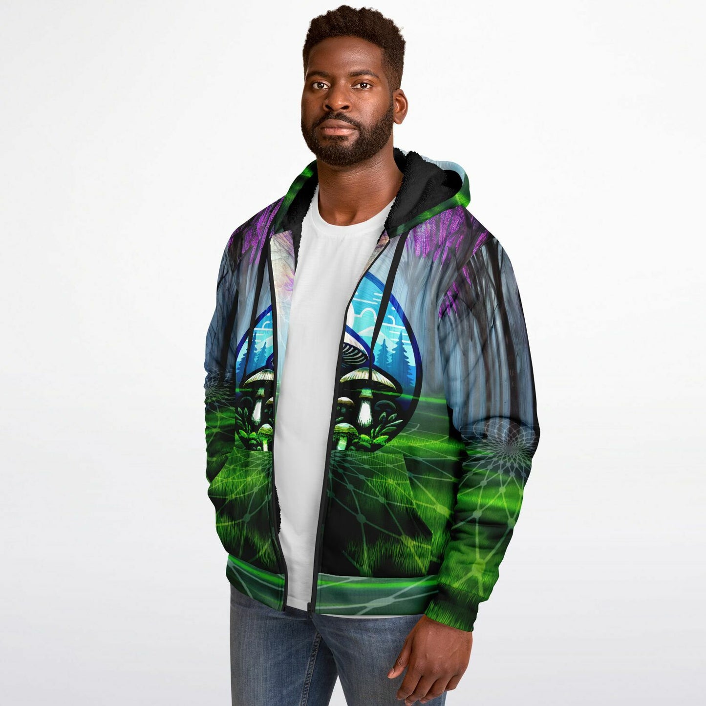 Fungi Forest 2 Microfleece Ziphoodie