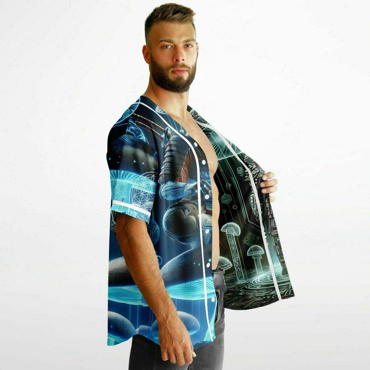 Samurai Jack Frost Reversible Baseball Jersey