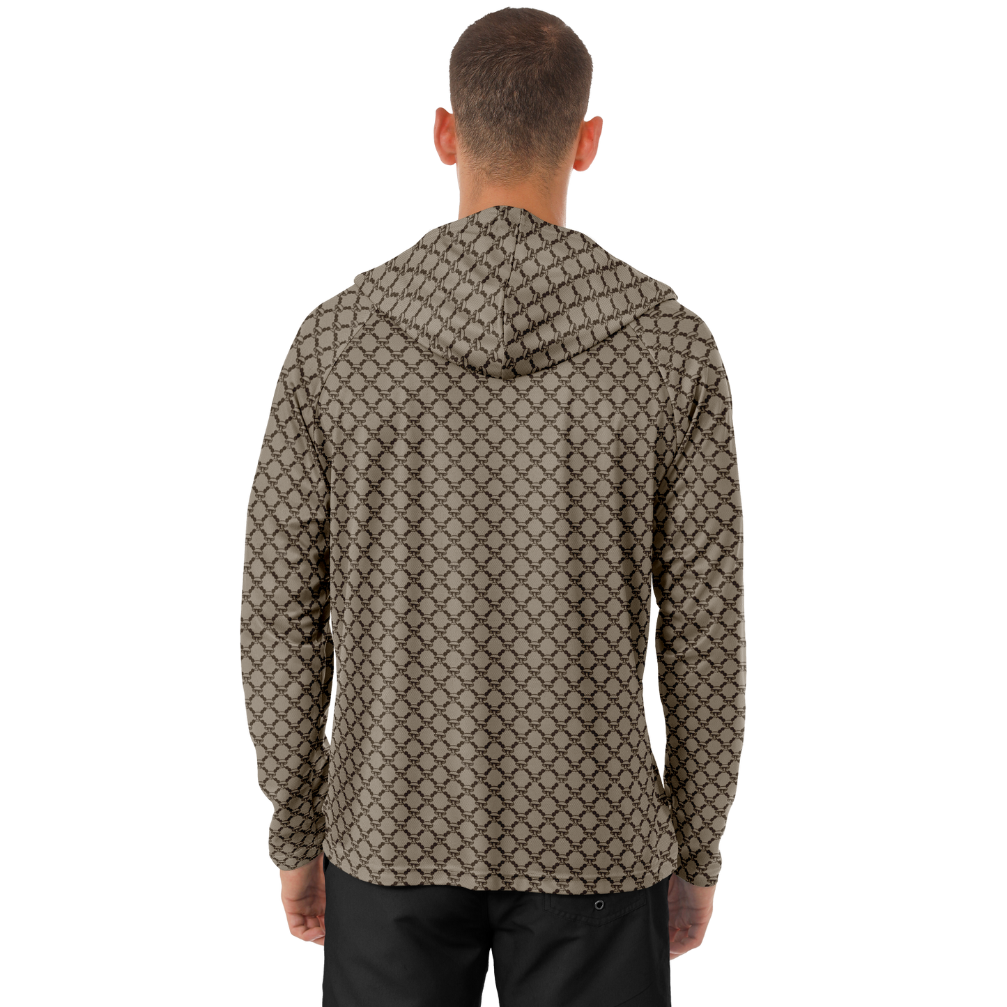 Mushroom Guzzi Long Sleeve Hooded Performance Shirt