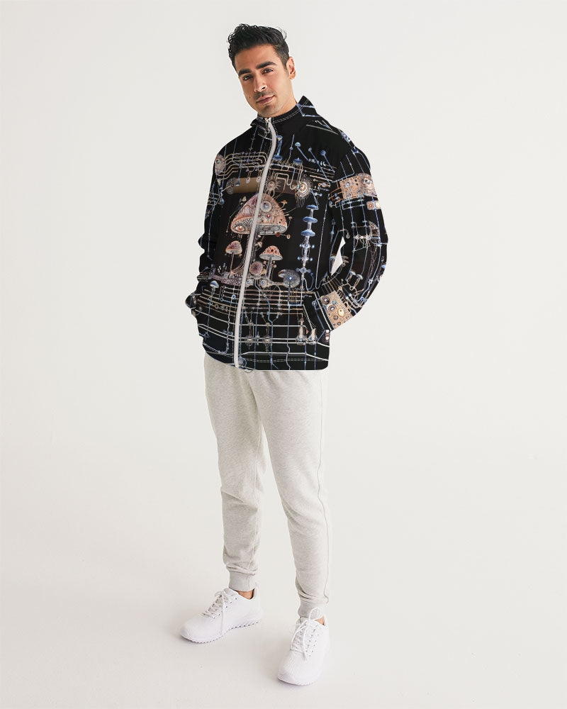 Mushroom Circuitry (Dark) Windbreaker