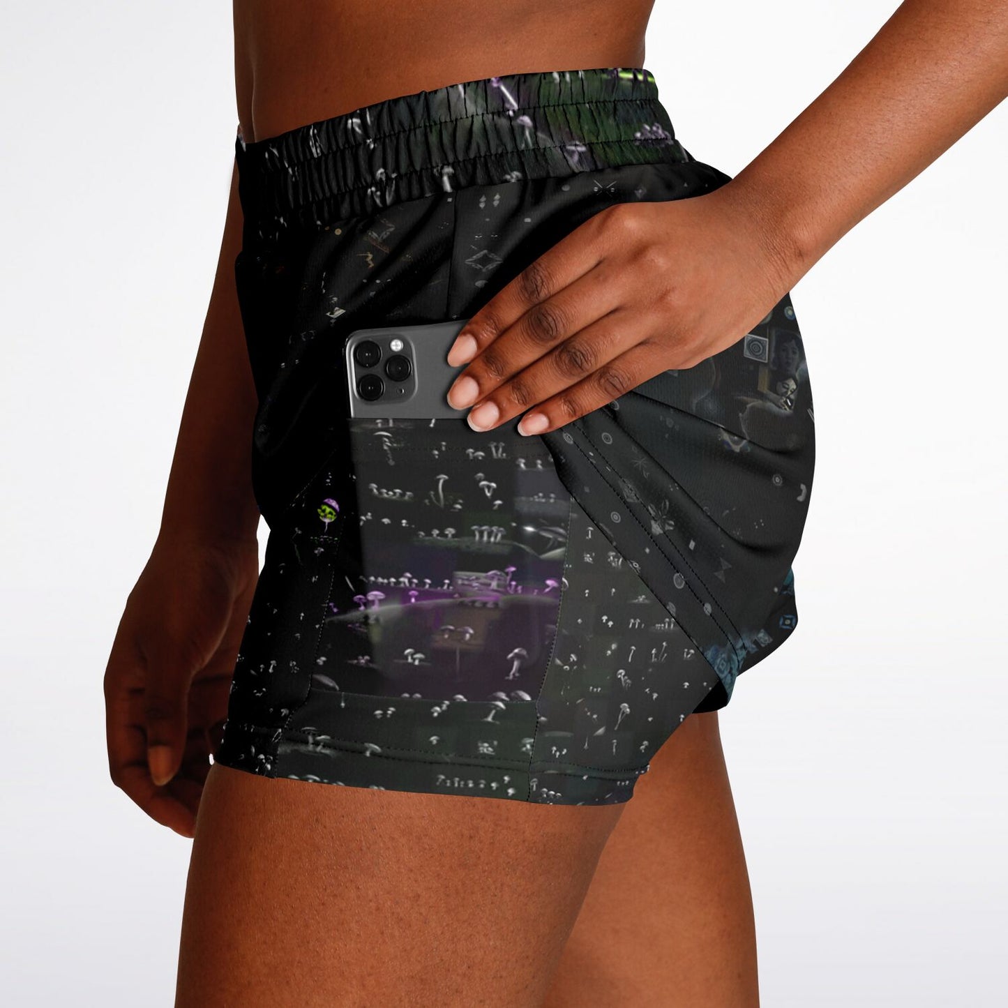 Acid Trip Women's 2-in-1 Shorts