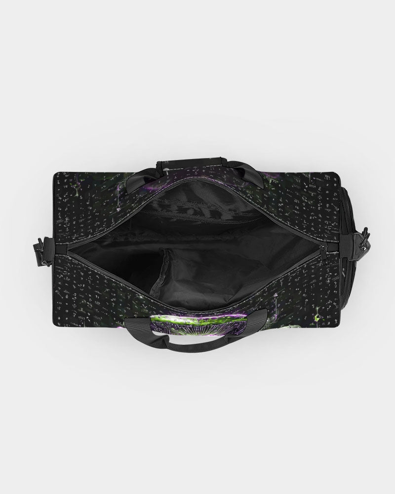 Mushroom Grid Sports Duffle Bag