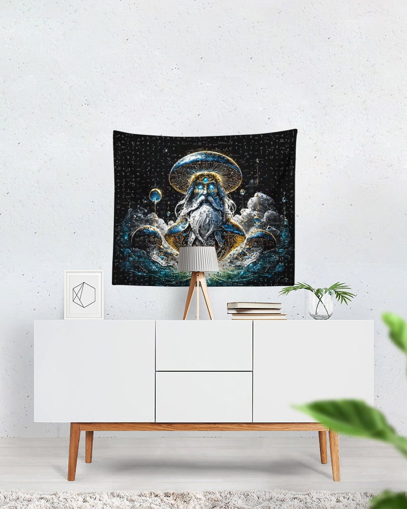 All Seeing Mushroom Lord Tapestry 60"x51"