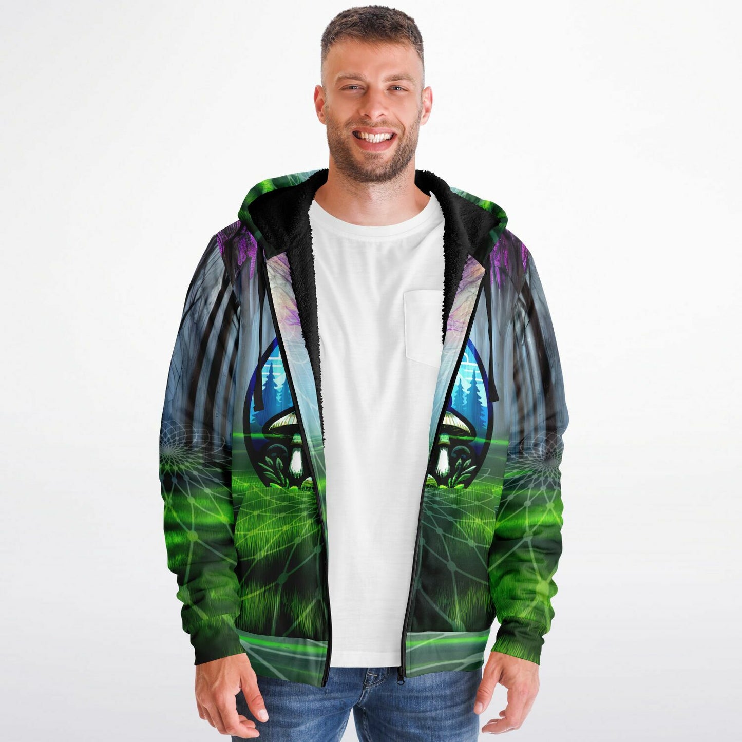 Fungi Forest 2 Microfleece Ziphoodie