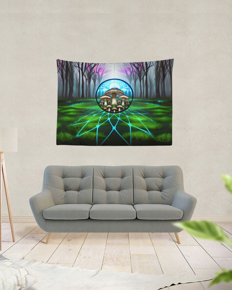 Another Fungi Forest Tapestry 80"x60"
