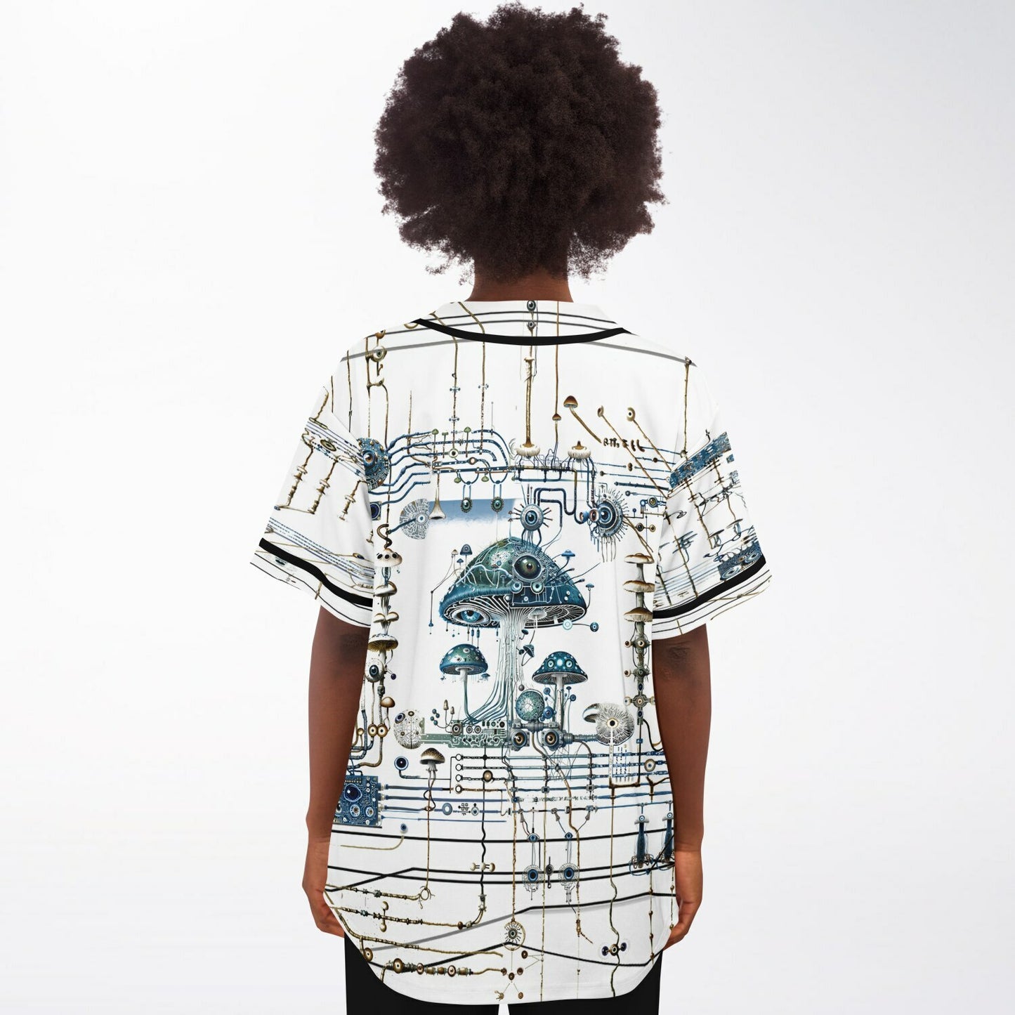 Mushroom Circuitry Baseball Jersey
