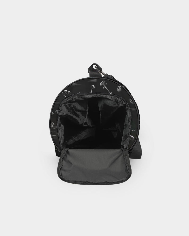 Mushroom Grid Sports Duffle Bag