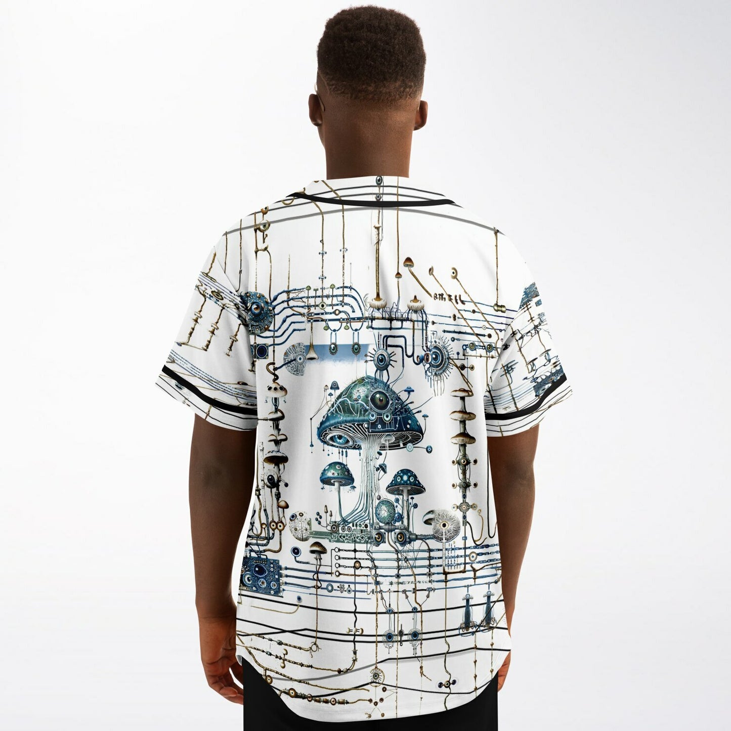 Mushroom Circuitry Baseball Jersey