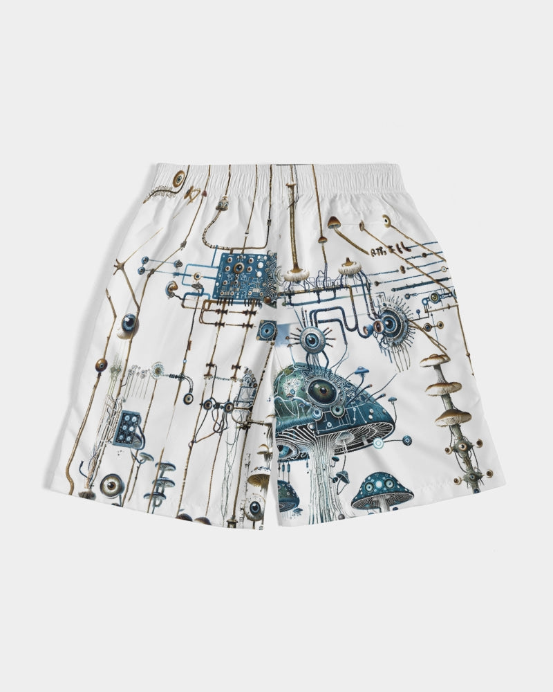Mushroom Circuitry Jogger Shorts