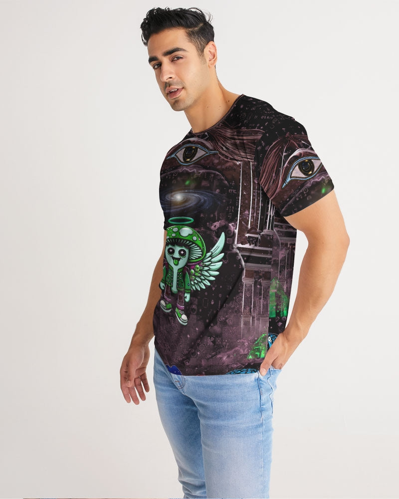 Happy Fungi Men's All-Over Print Tee