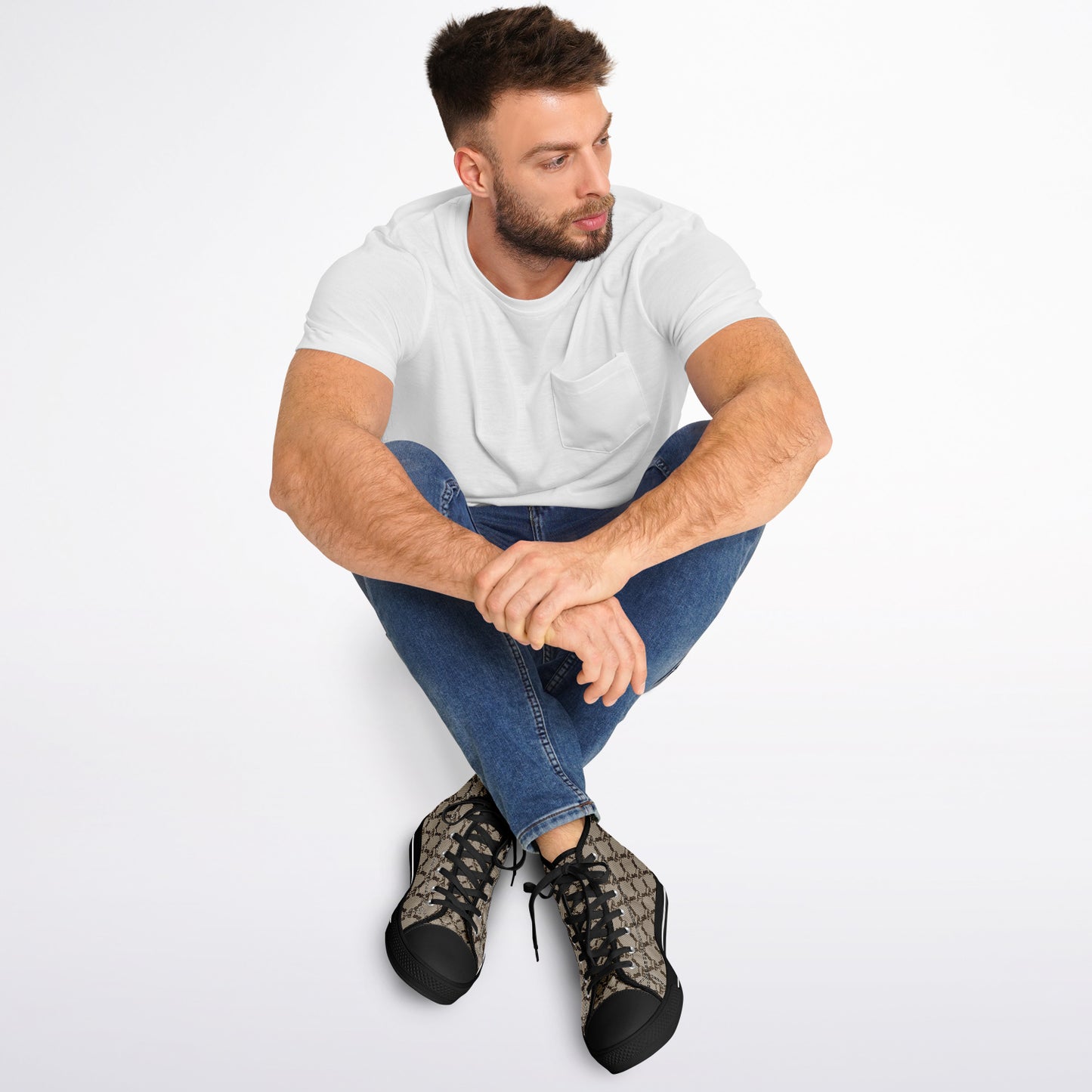 Mushroom Guzzi High Top Shoes