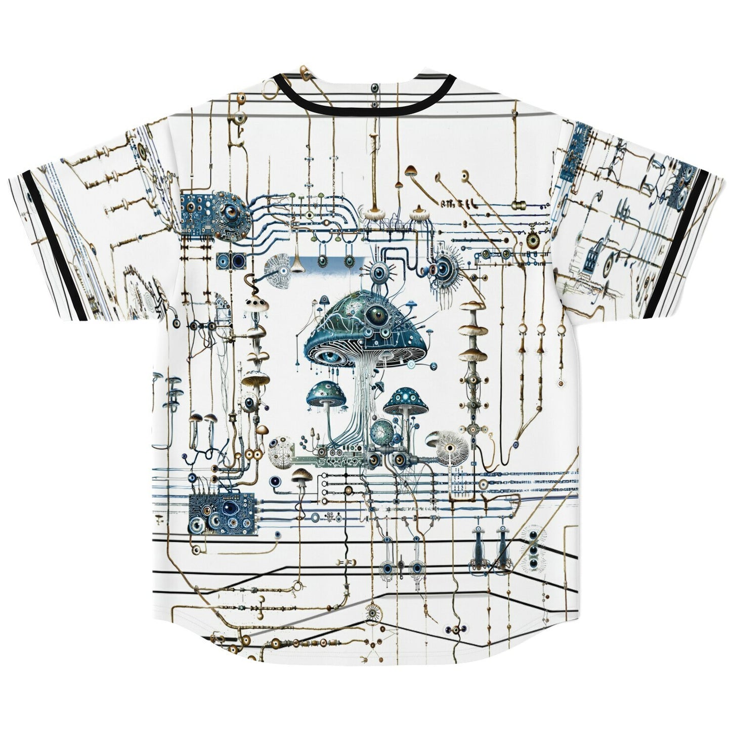 Mushroom Circuitry Baseball Jersey