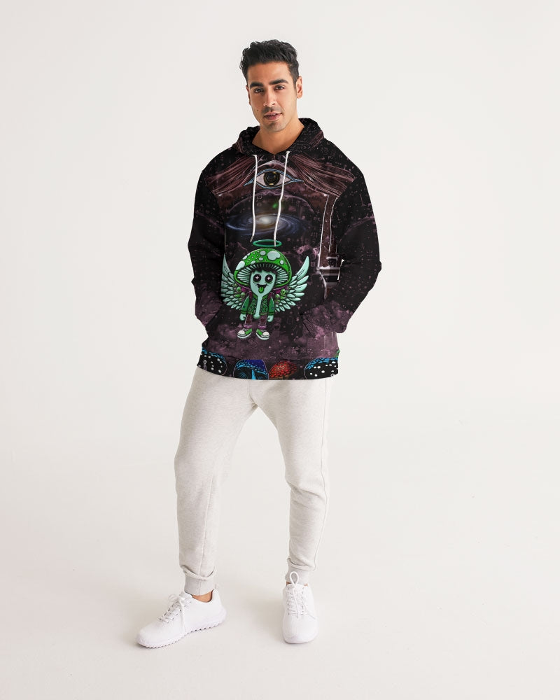 Happy Fungi Men's All-Over Print Hoodie