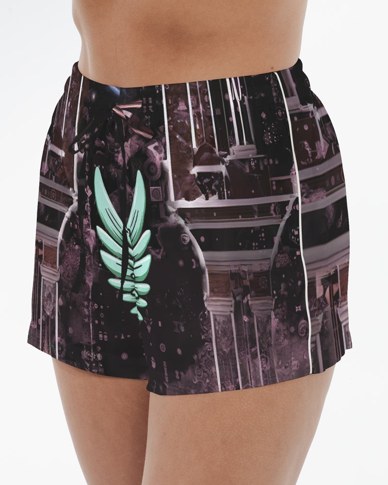 Happy Fungi Women's Satin Pajama Shorts