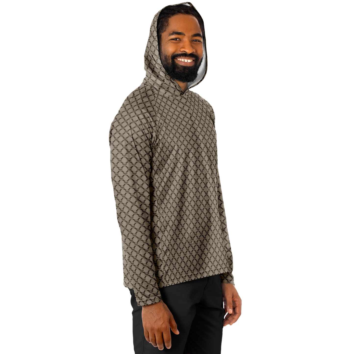 Mushroom Guzzi Long Sleeve Hooded Performance Shirt