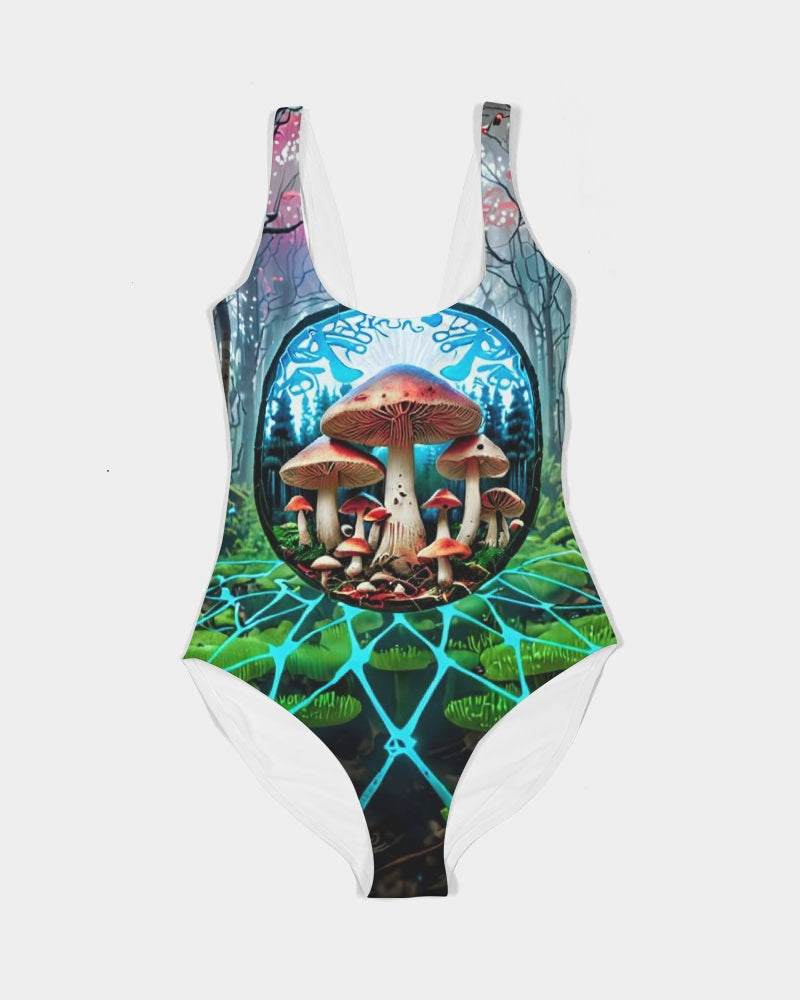 exhalted Forest of Fungi Women's One-Piece Swimsuit