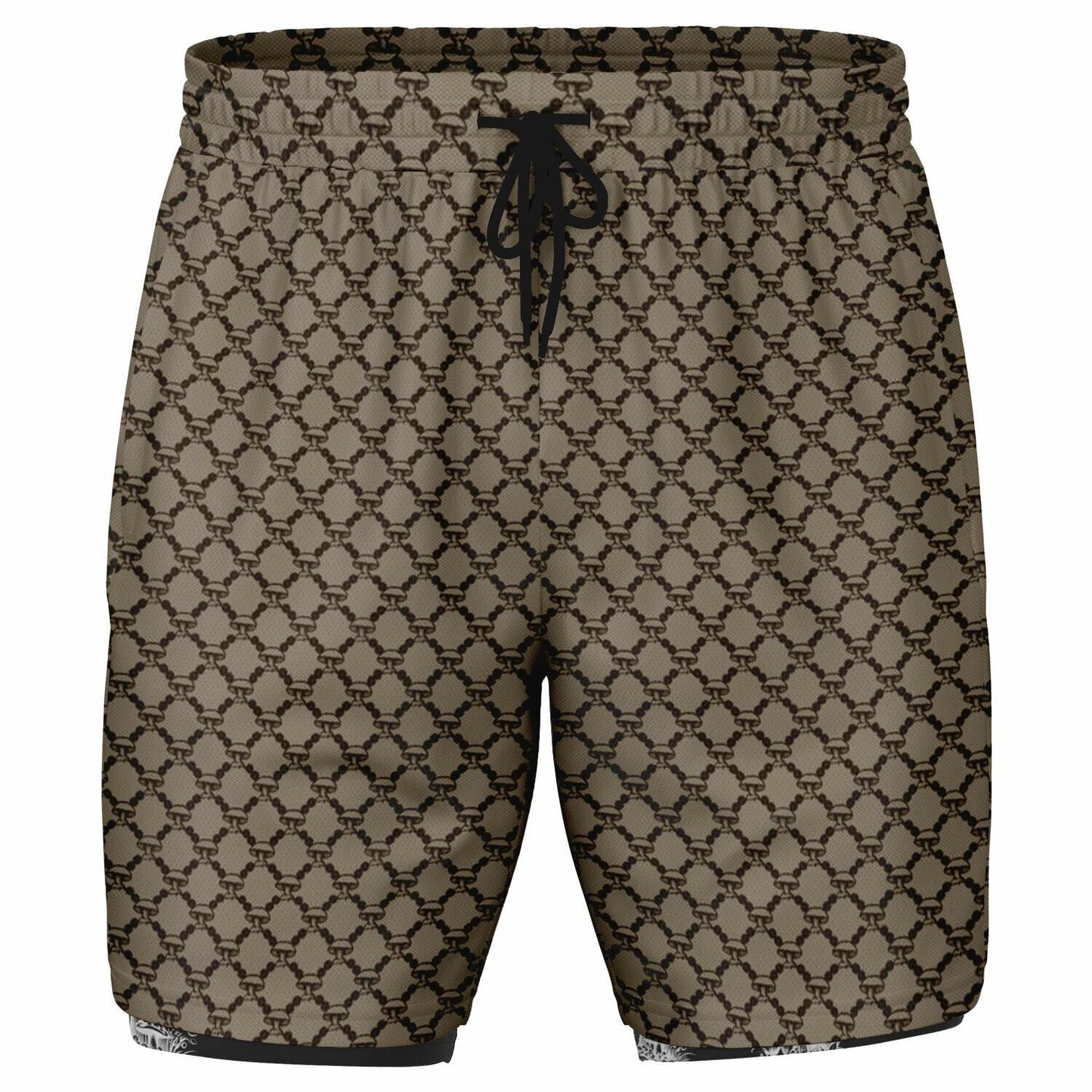 Mushroom Guzzi Men's 2-in-1 Shorts