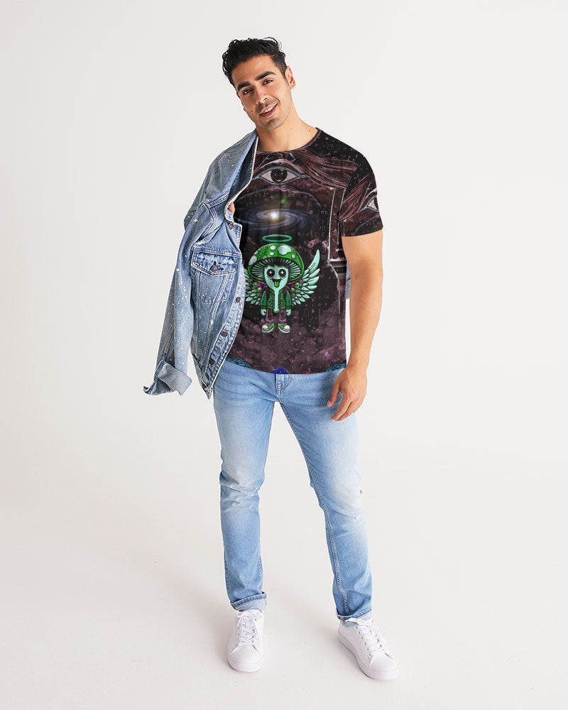 Happy Fungi Men's All-Over Print Tee
