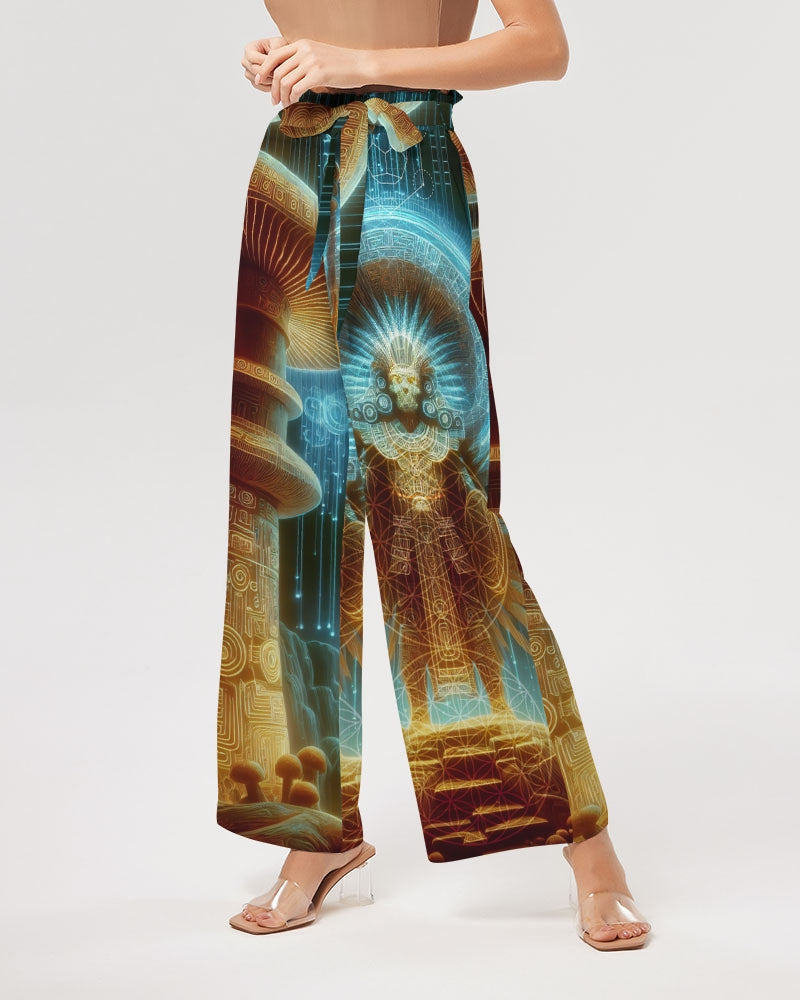 ShroomAmen Women's High-Rise Wide Leg Pants