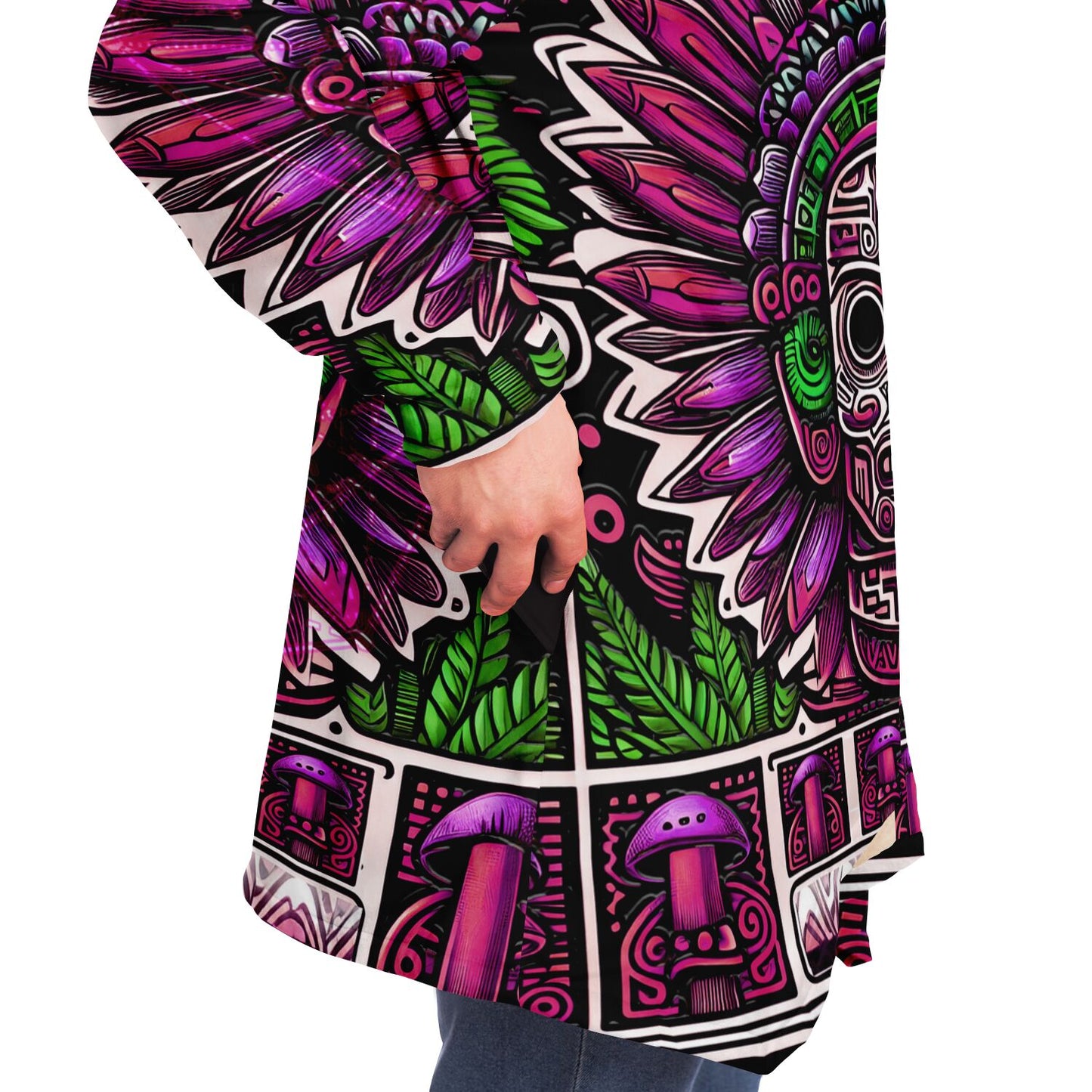 Techno Shaman - Microfleece Cloak