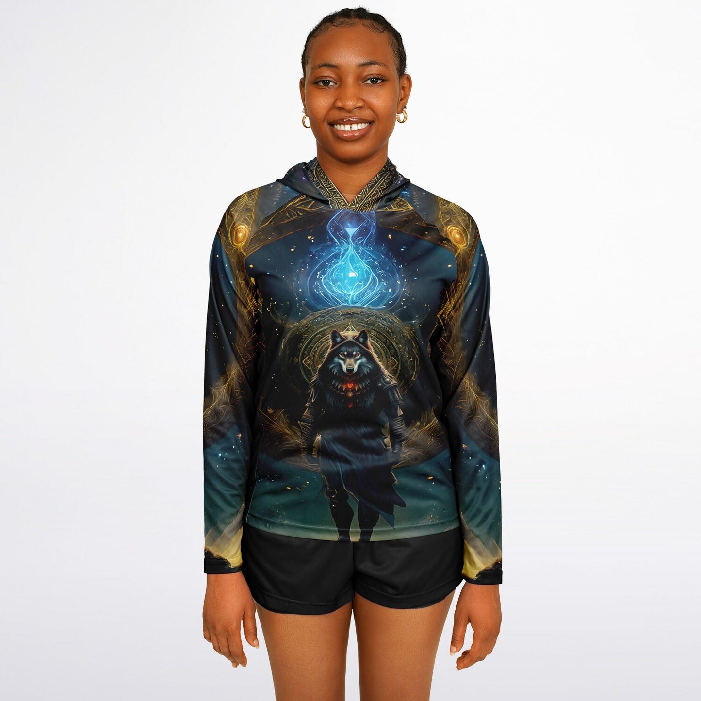 Magic Beast Women's Long Sleeve Hooded Performance Shirt