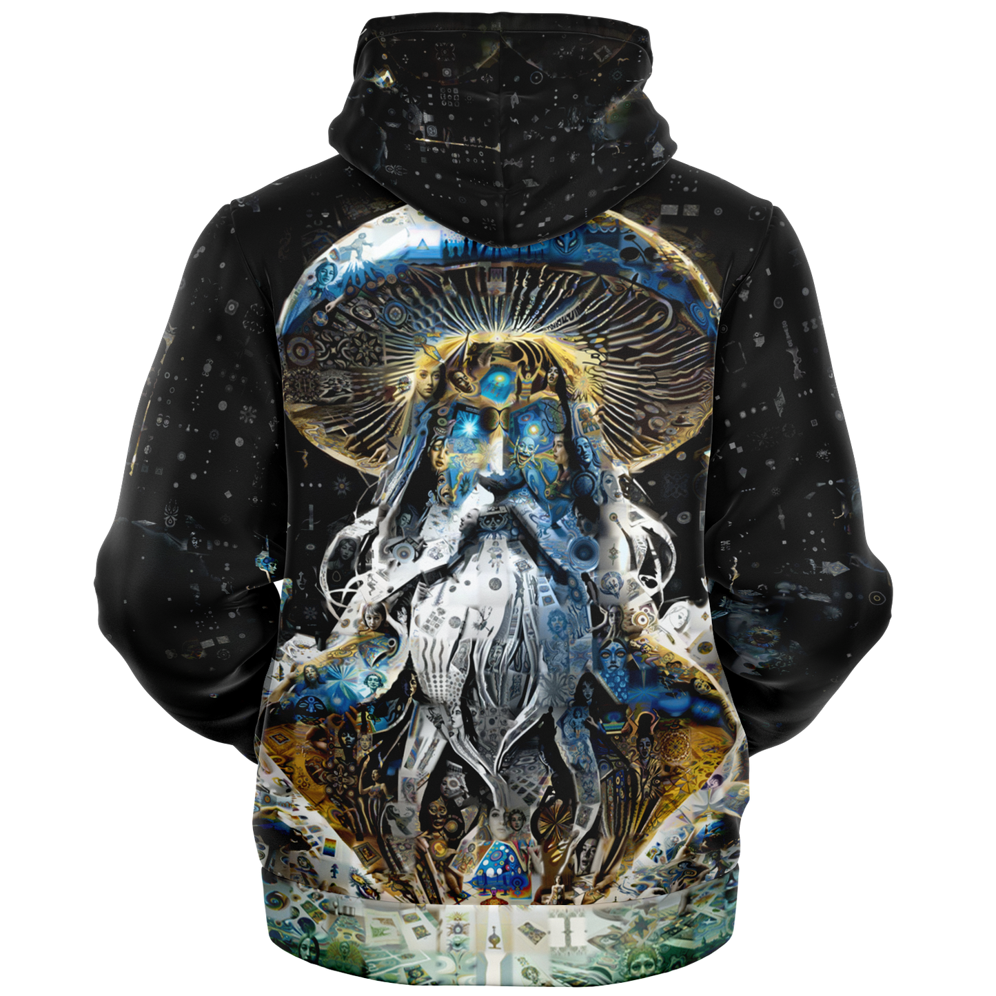 Mushroom Lord SHeets Microfleece Zip-up hoodie