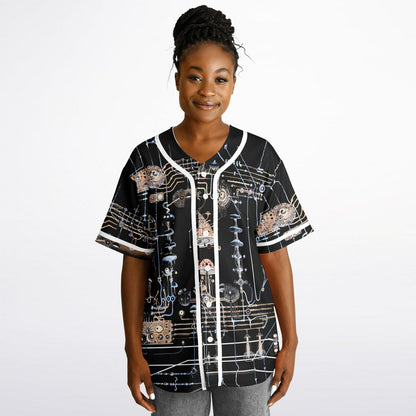 Mushroom Circuitry Reversible Baseball Jersey