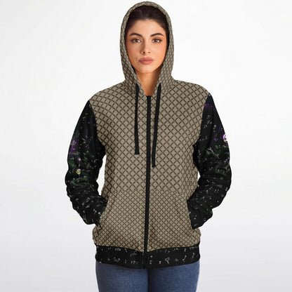 Mushroom Guzzi Microfleece Zip-up hoodie