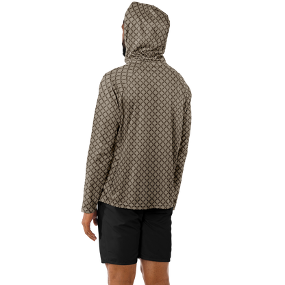 Mushroom Guzzi Long Sleeve Hooded Performance Shirt